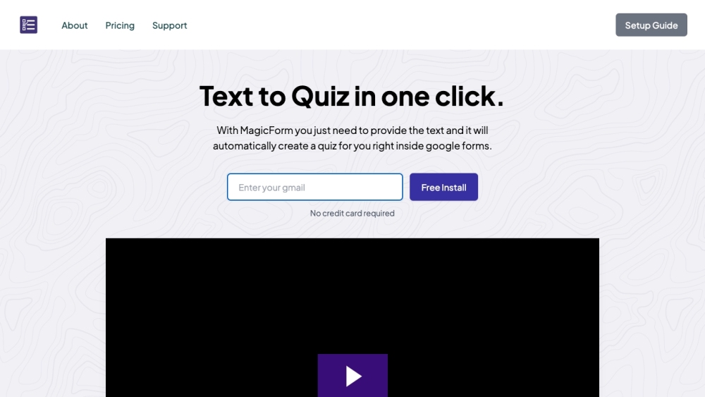 MagicForm: AI Quiz Maker for Google Forms - Fast & Easy Quiz Creation