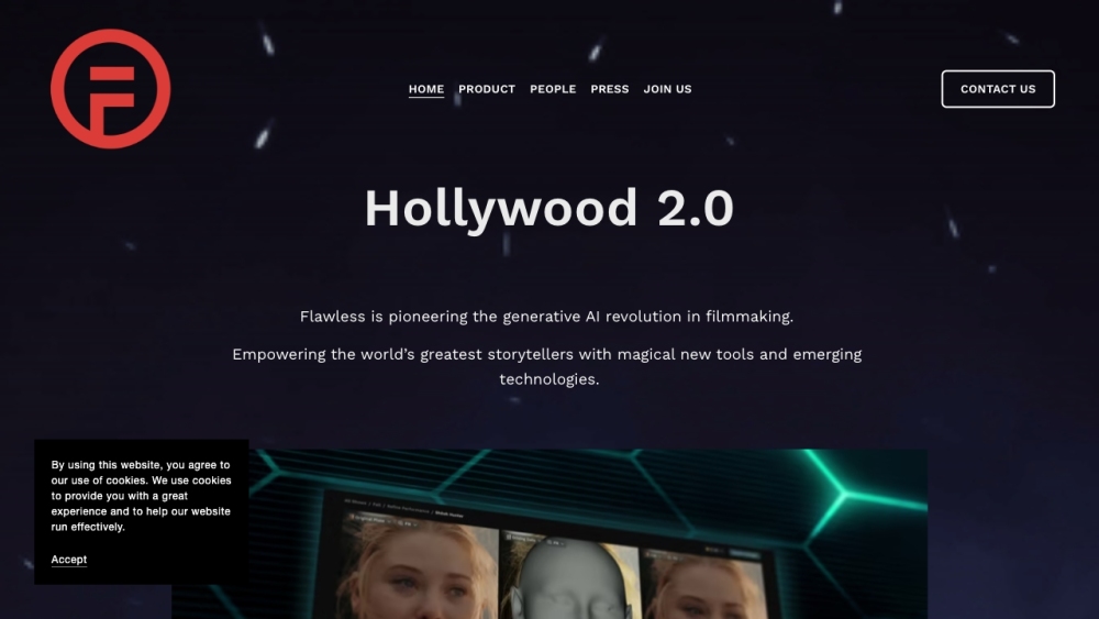 Flawless - Gen-AI Filmmaking: AI-Driven, Cinematic Quality Tools