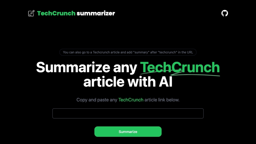 News Summarizer for TechCrunch: GPT-3 Powered, TechCrunch-Specific Digests