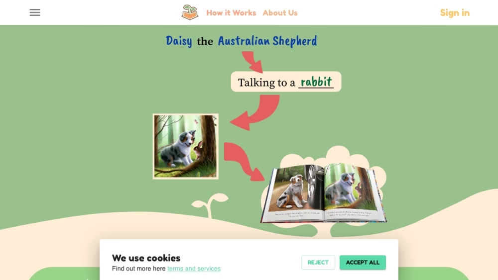 Your Own Story Book: AI Personalized Pet Storybooks, Unique Images