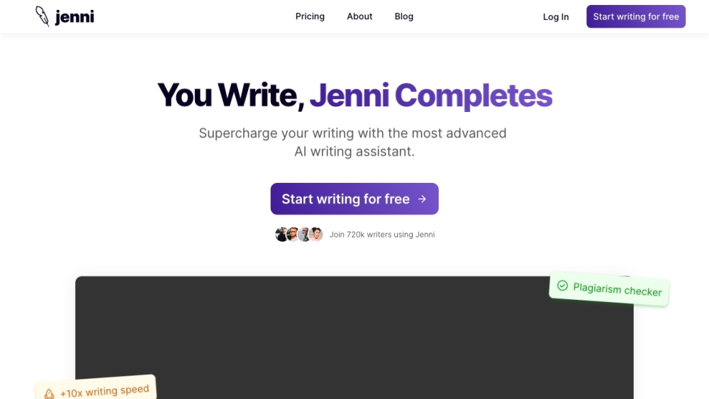 Jenni AI: Overcome Block, Cite, Paraphrase, Generate Content