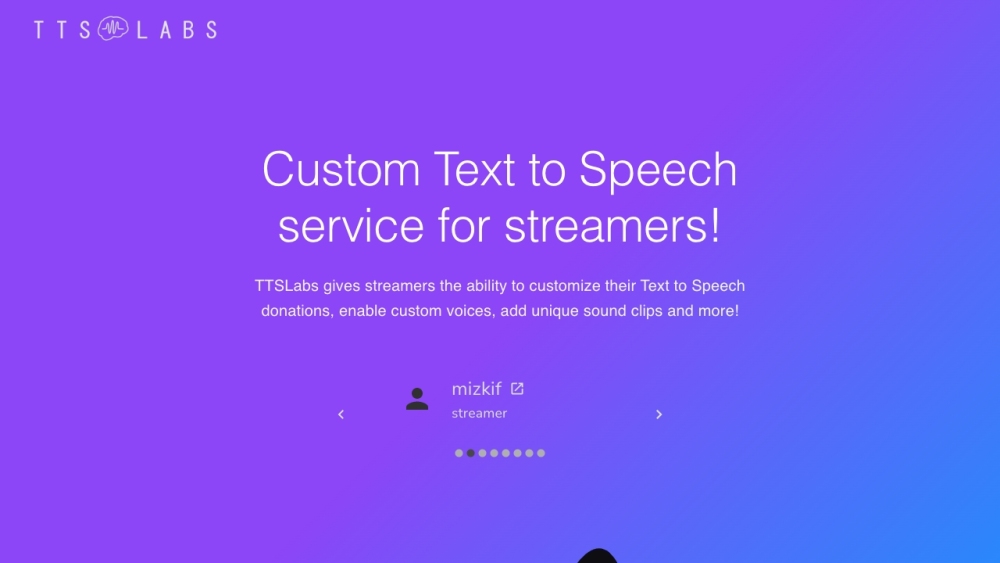 TTSLabs: Custom Text to Speech, Voices & Sounds for Twitch Streamers