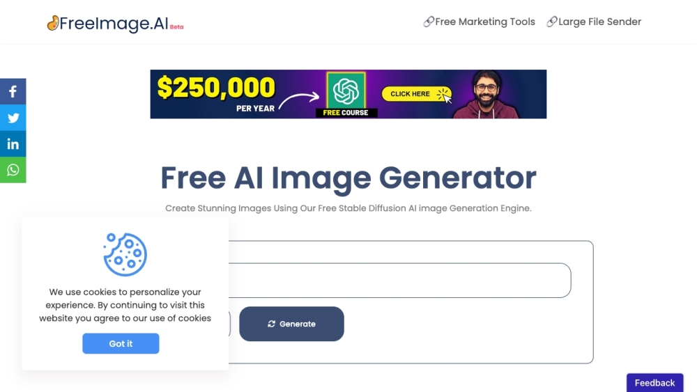 FreeAIKit - Image Generator: High-Quality AI-Powered Image Creation Tool