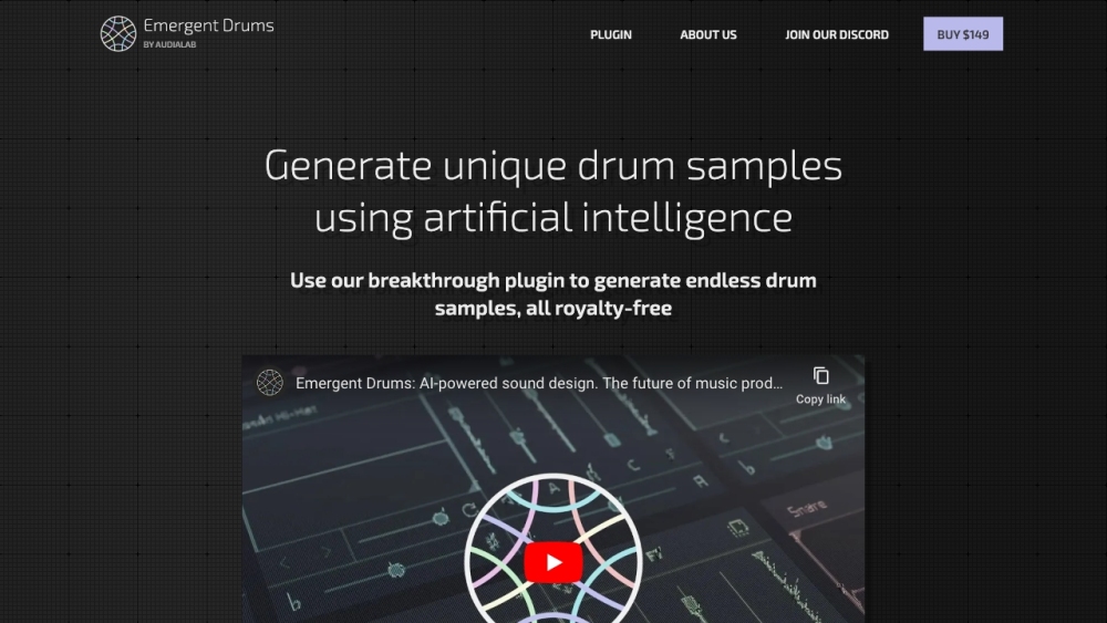 Emergent Drums by Audialab: AI-Powered, Infinite Drum Samples