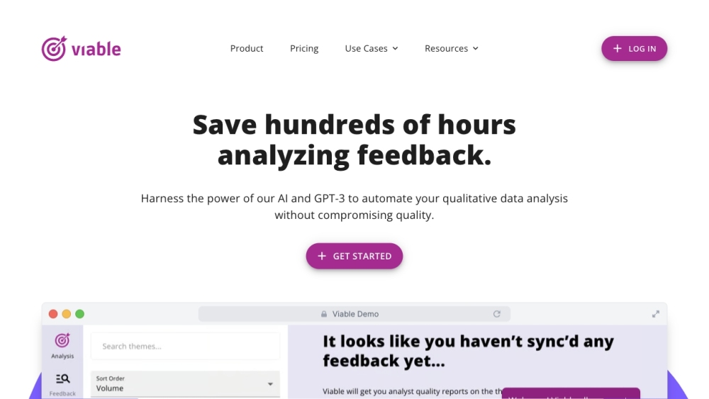 Viable: AI-Driven Platform for Scalable Qualitative Data Analysis