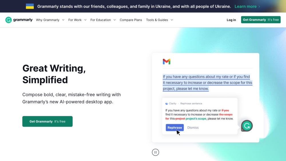 Grammarly: AI Tool for Enhanced Writing Skills & Consistent Teams