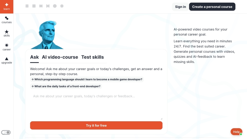 Unschooler: AI-Personalized Courses with Interactive Feedback