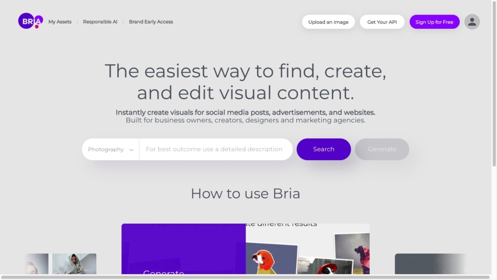 BRIA.ai: Generative AI for High-Quality, Custom Visual Content