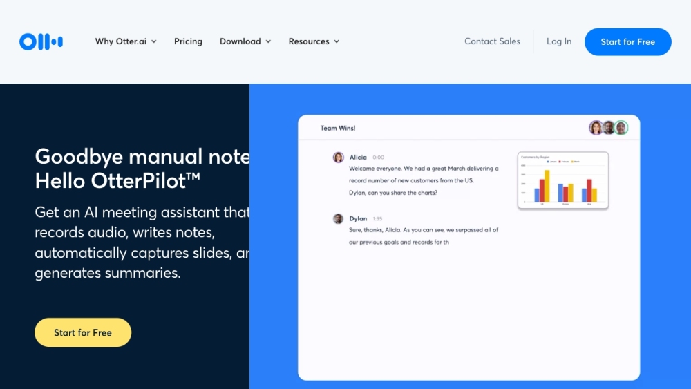 Otter.ai: AI-Powered Meeting Notes, Transcription & Summaries