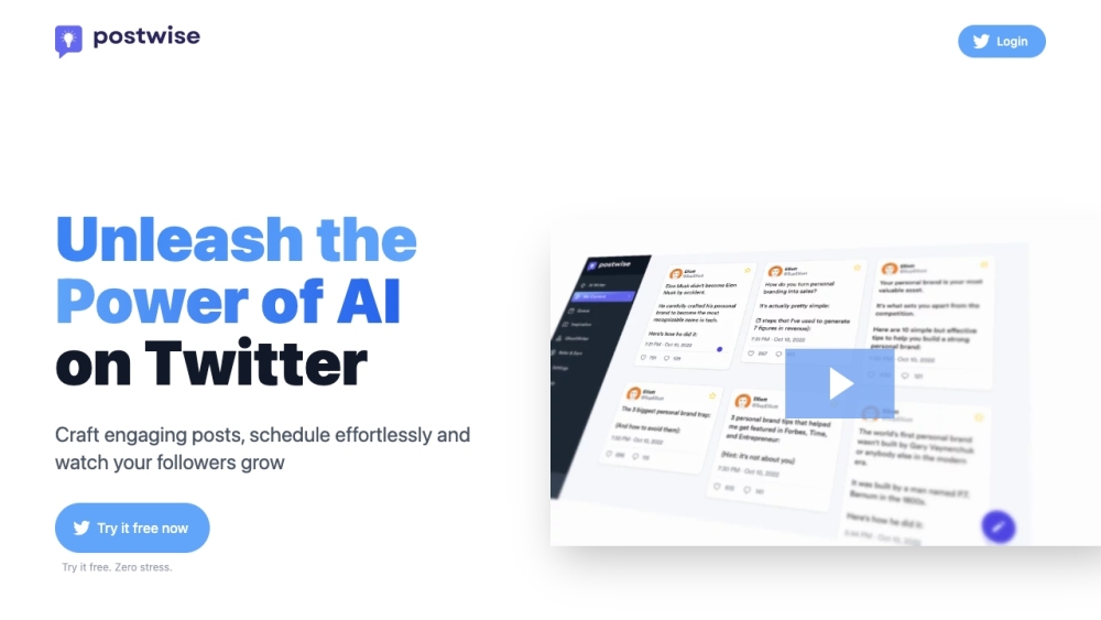 Postwise: AI Tool for Engaging Tweets, Scheduling & Growth