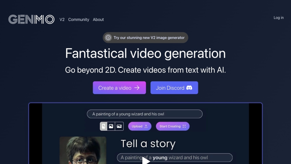 Genmo: AI-driven Creative Copilot for Videos and Images