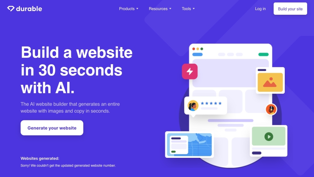 AI Website Builder : Fast Creation, CRM, Marketing Tools for Small Business