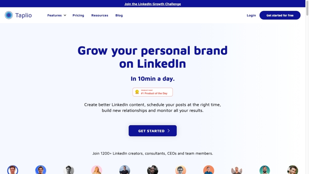 Taplio: AI-Powered LinkedIn Tool for Personal Brand Growth