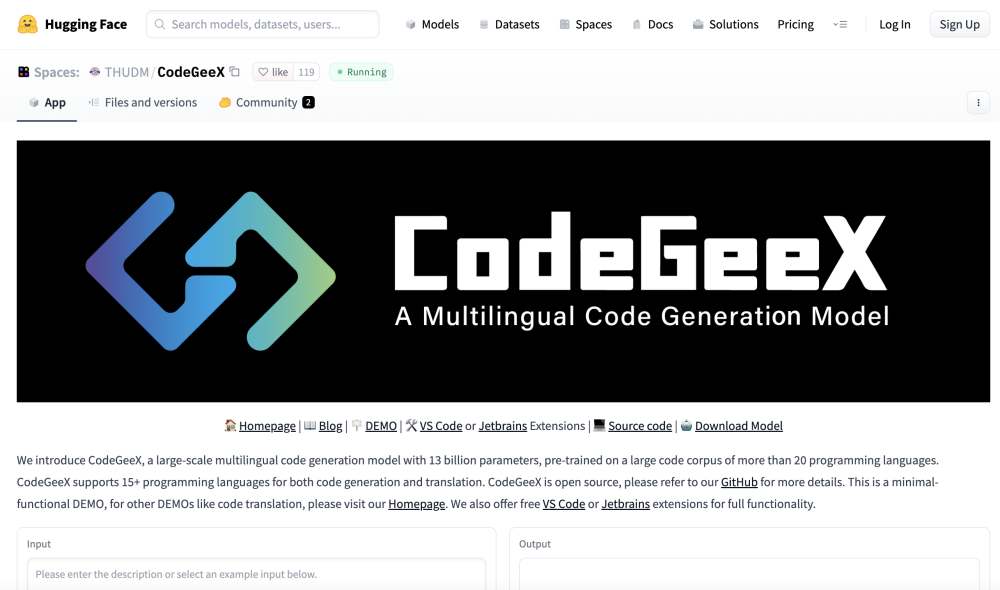 CodeGeeX: Multilingual Code Generation Model with 13 Billion Parameters