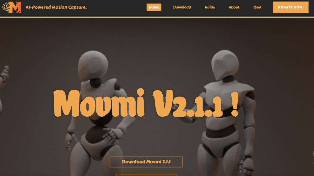 Movmi - Human AI-powered Motion Capture: Create 3D Animations from Videos