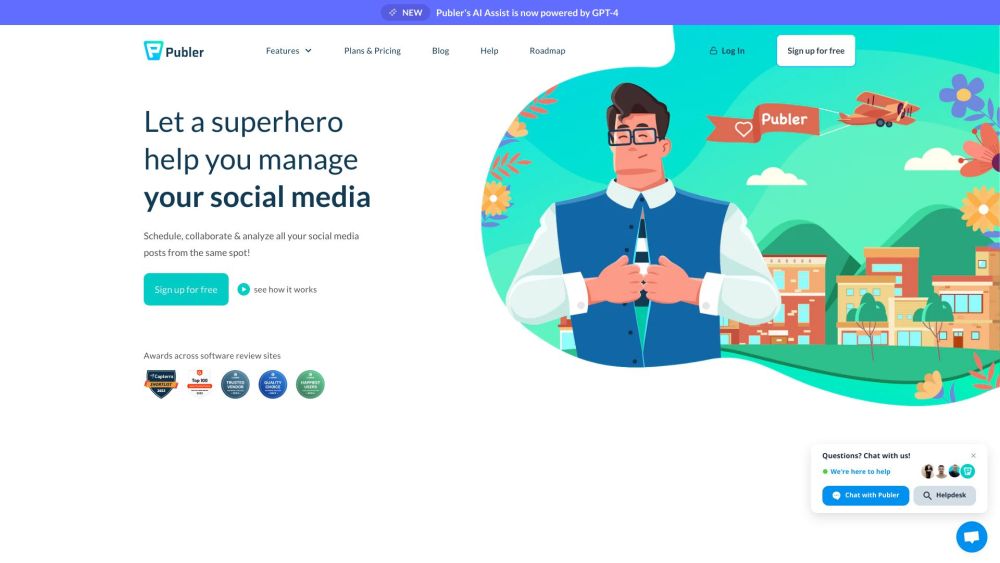 Publer: Schedule & Analyze Social Media Posts, Save Time, Drive Traffic