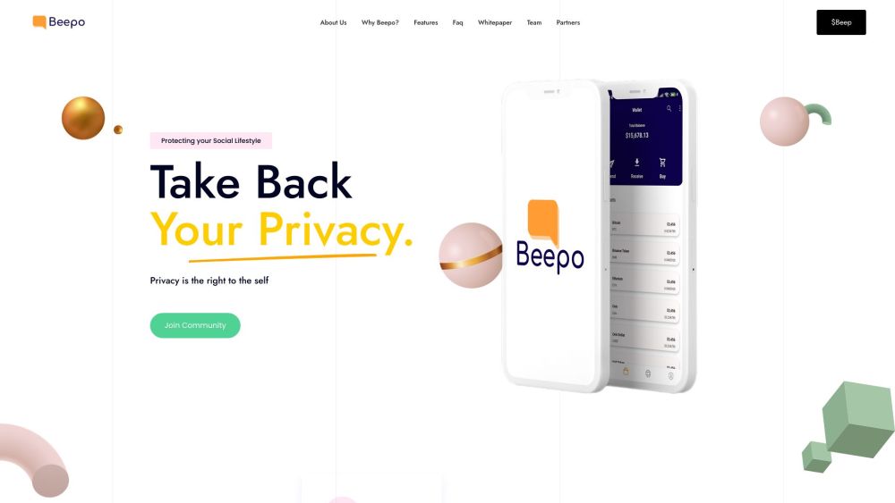 Beepo App: Blockchain-Powered Privacy & Decentralized Social Media