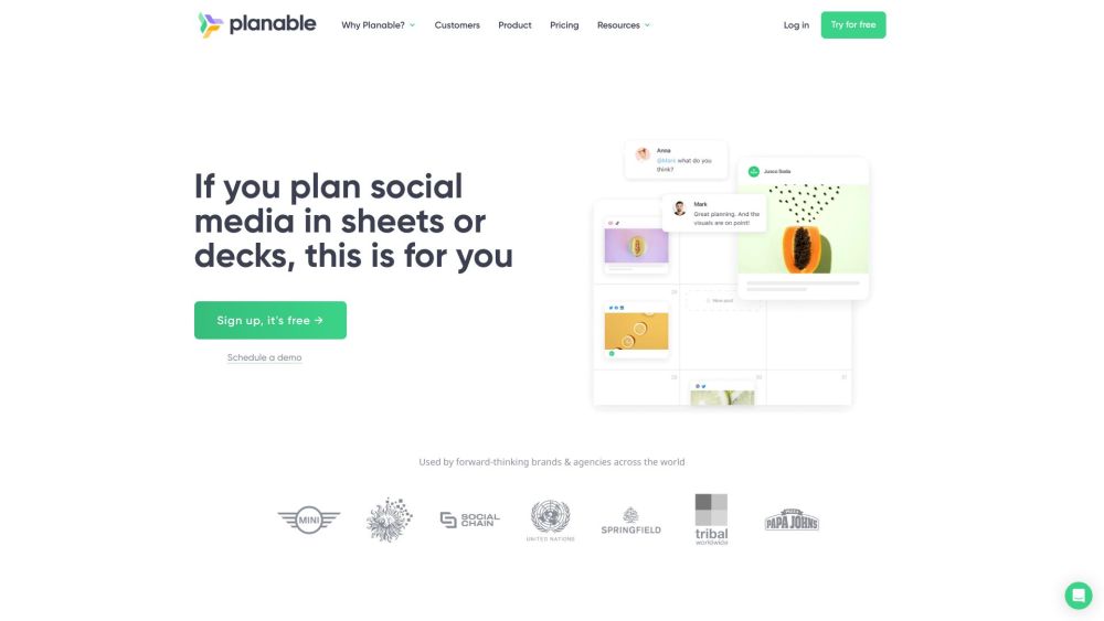 Planable: Social Media Management & Collaboration Tool