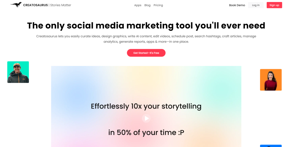 Creatosaurus: All-in-One Creative & Marketing Storytelling Platform