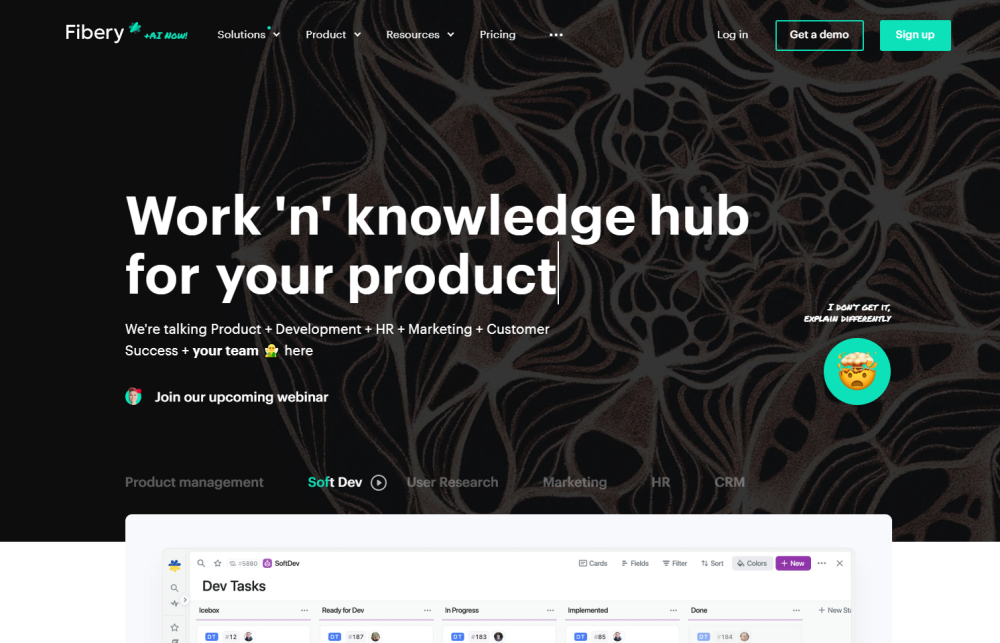 Fibery: Customizable Workspace with AI, Databases, Reports & Integrations