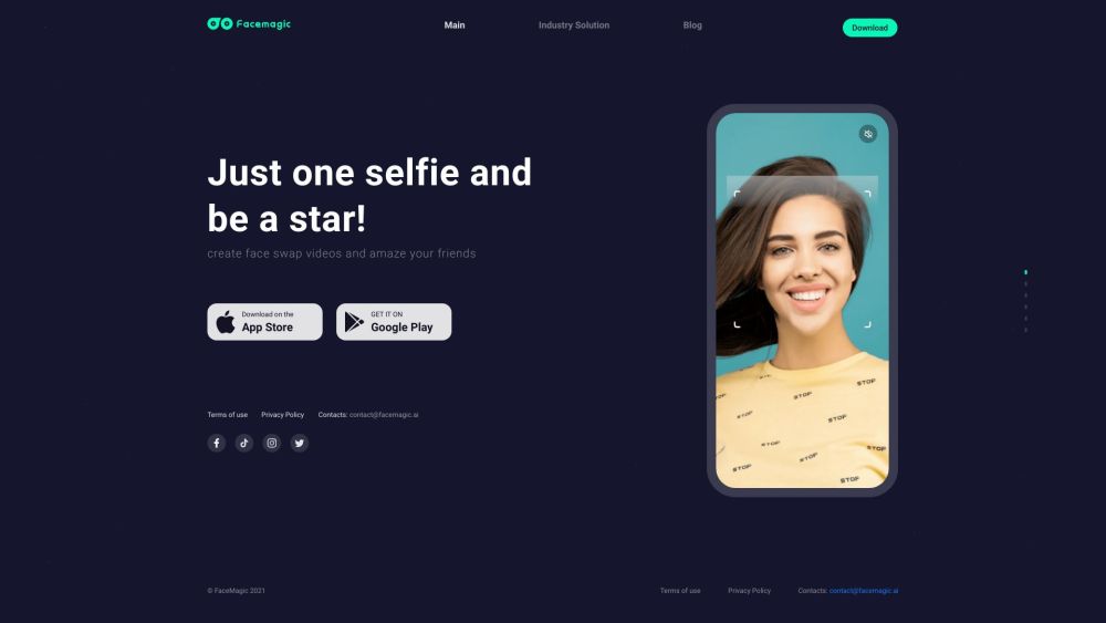 FaceMagic: AI-Powered App for Realistic and Effortless Face Swaps