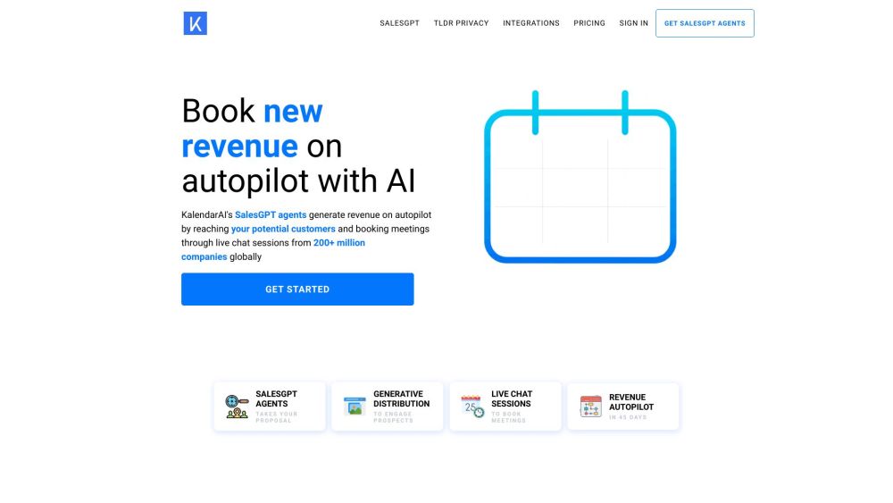 KalendarAI: AI-Powered Sales Agent for Booking Meetings, Closing Deals