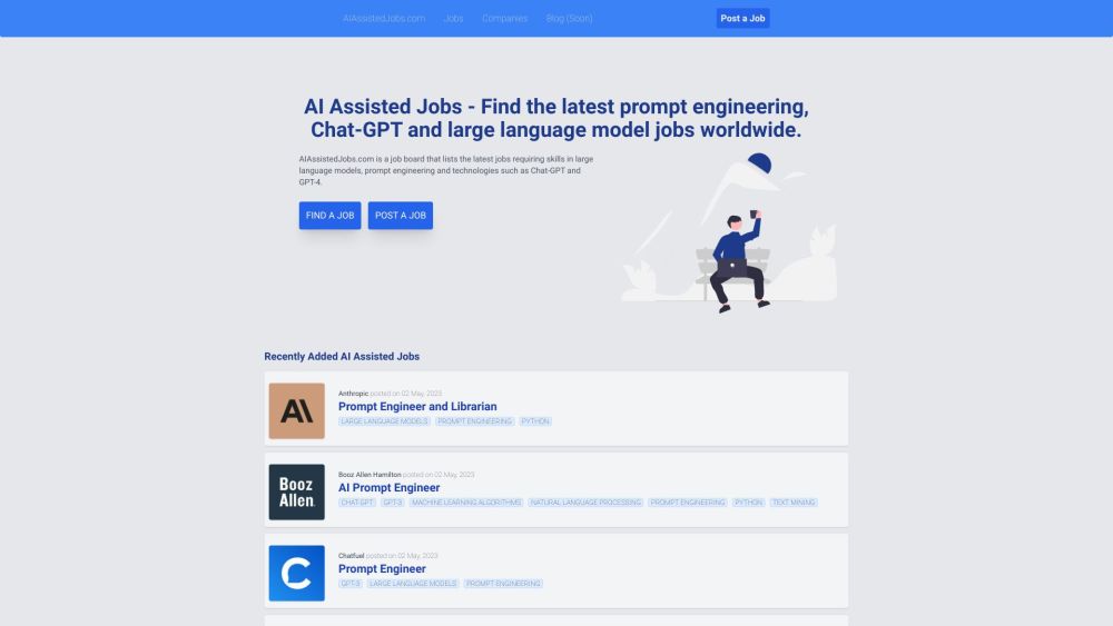 AIAssistedJobs.com: AI Job Board, Latest GPT-4 and Chat-GPT Jobs