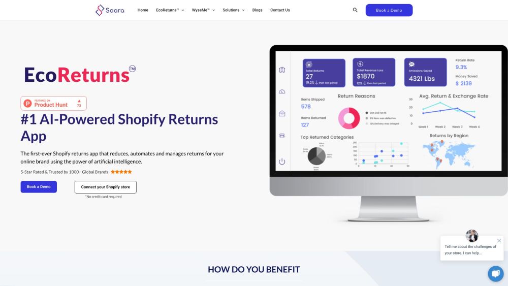 Saara Inc: AI-Powered Returns Management & Customer Satisfaction Software