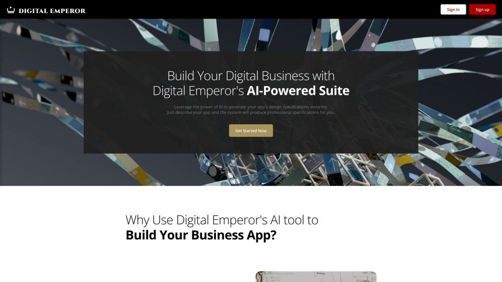 Digital Emperor: Unleash App Potential with AI, Fast Development, Independence