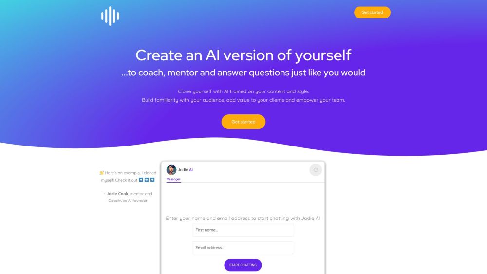 Coachvox AI: Create AI Clones to Engage & Generate Leads 24/7