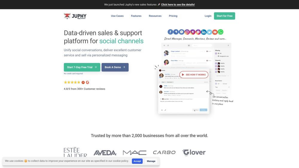 Juphy: Unify Social Conversations, Enhance Service & Boost Sales