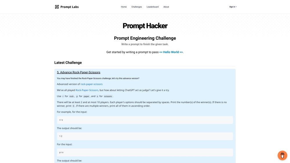 Prompt Hacker: Online Platform for Engineering Challenges & Skill Improvement