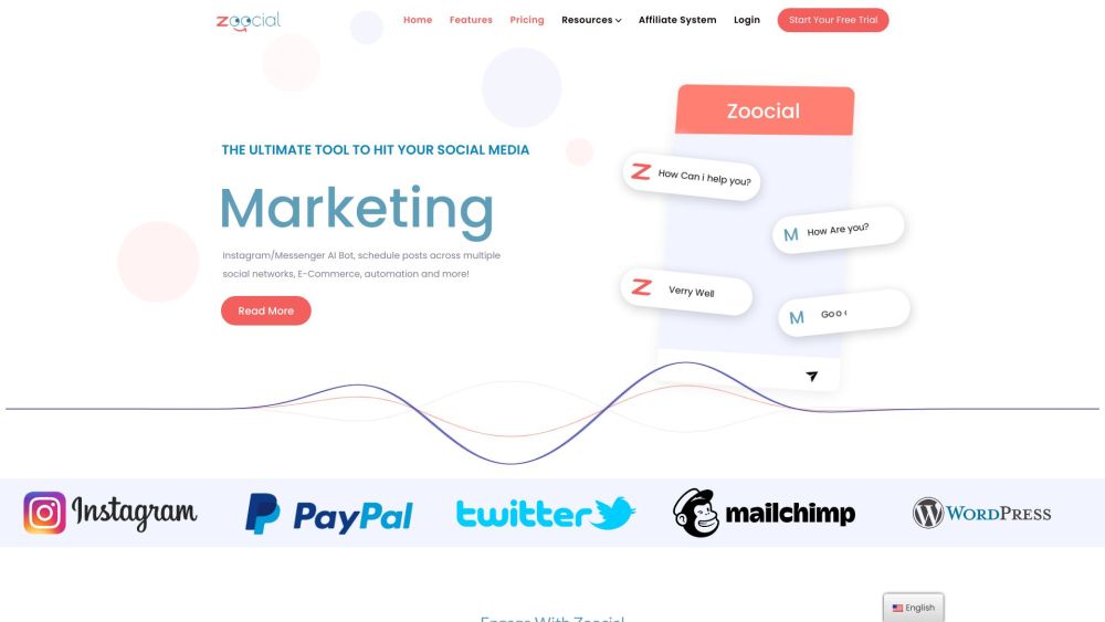 Zoocial: AI Chatbots, Post Scheduling & E-Commerce for Social Media