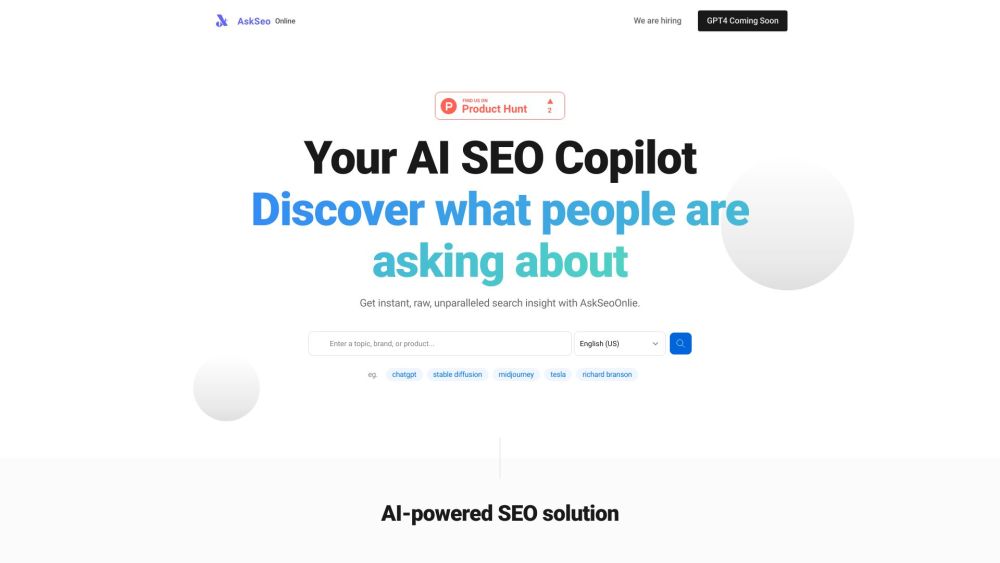 AskSeoOnline: AI SEO Toolkit - Keyword Research, Competitor Analysis, Reports