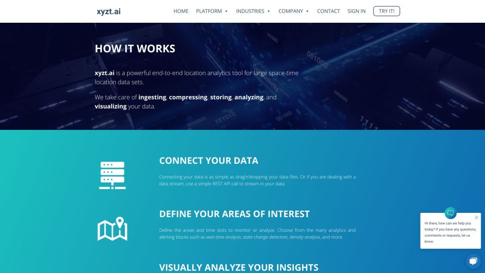 Xyzt.ai: No-Code Visual Analytics & Big Data Location Intelligence