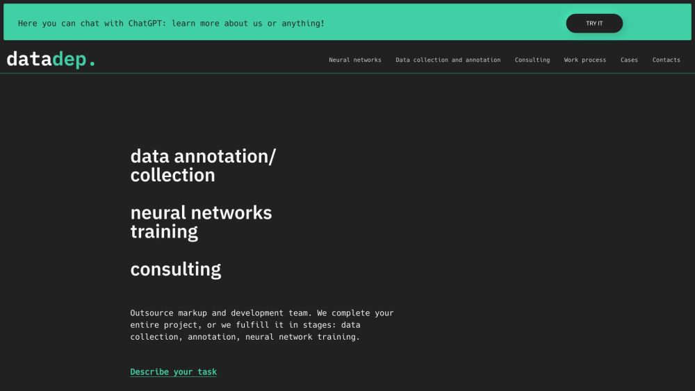 DataDep: Expert Data Collection & Annotation for Neural Networks