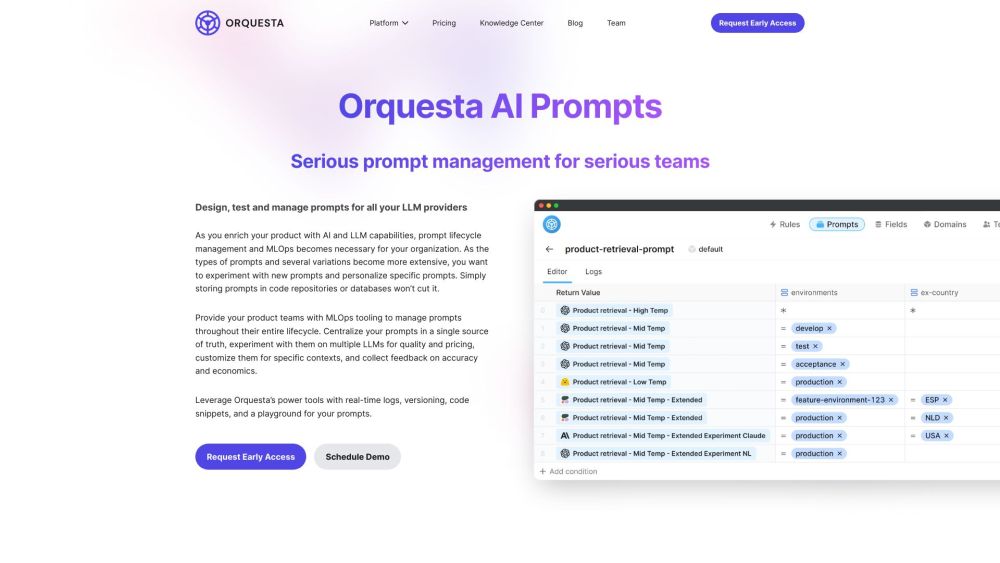 Orquesta: Real-Time Collaboration, LLM Ops & No-Code SaaS Platform