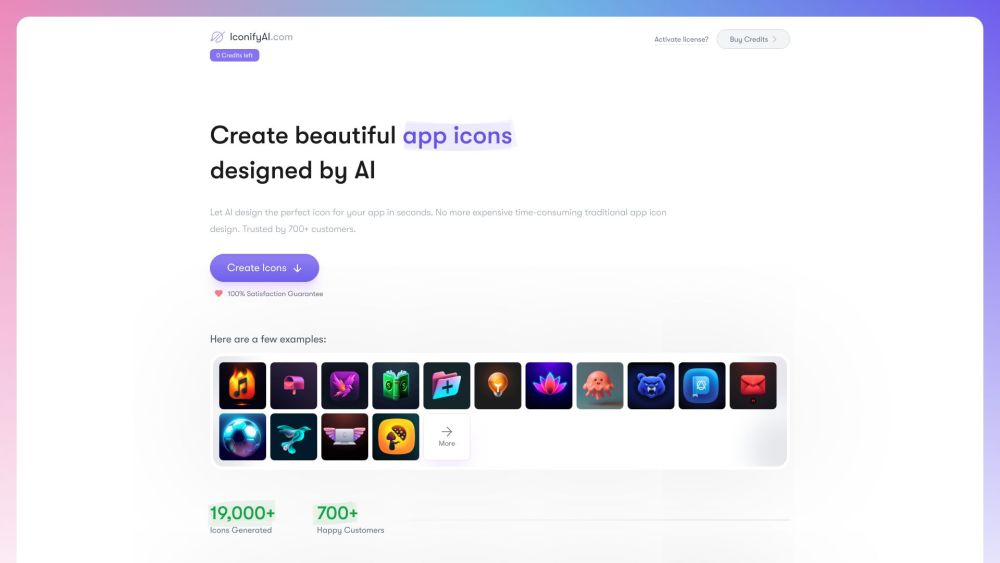 IconifyAI.com: Unique, Beautiful, Professional AI-Powered App Icons in Seconds