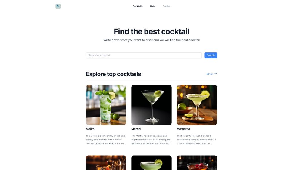 CocktailWave: Find the Best Cocktail Recipes to Suit Your Taste