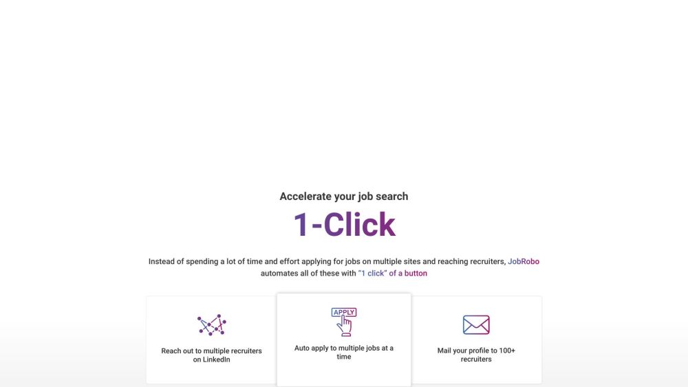 JobRobo: Automated Job Search & Easy Contact with Hiring Teams