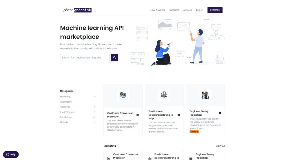 DataEndpoint.co: Top AI & ML API Hub for Effortless Predictions