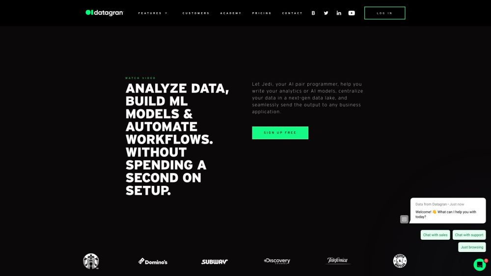 Datagran : Use cases, Pricing, Reviews, Core features, alternatives