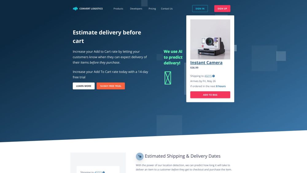 Convert Logistics: Accurate Shipping Dates via Zip Code Detection