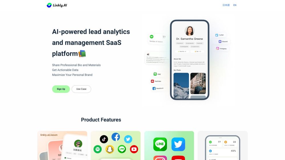 Linkly.AI : AI-Powered Lead Tracking, Analytics & Management Platform