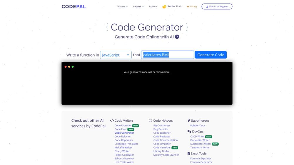 CodePal: All-in-One Coding Helpers & Tools for Every Developer