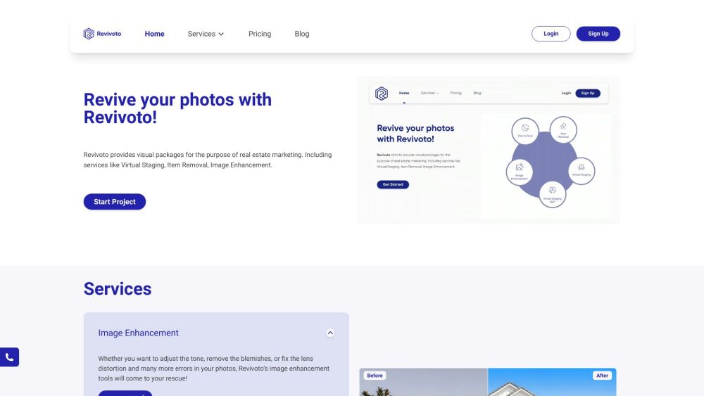 Revivoto: Real Estate Photo Editing, Virtual Staging, 360° Solutions