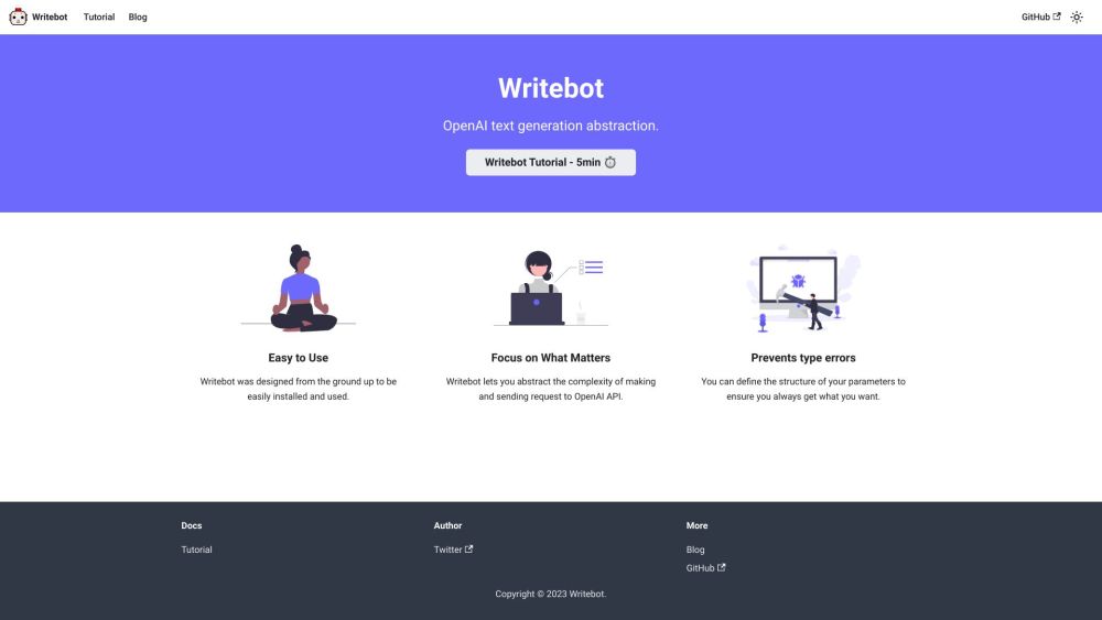 Writebot: Simplify OpenAI Text Generation & API Requests Effortlessly