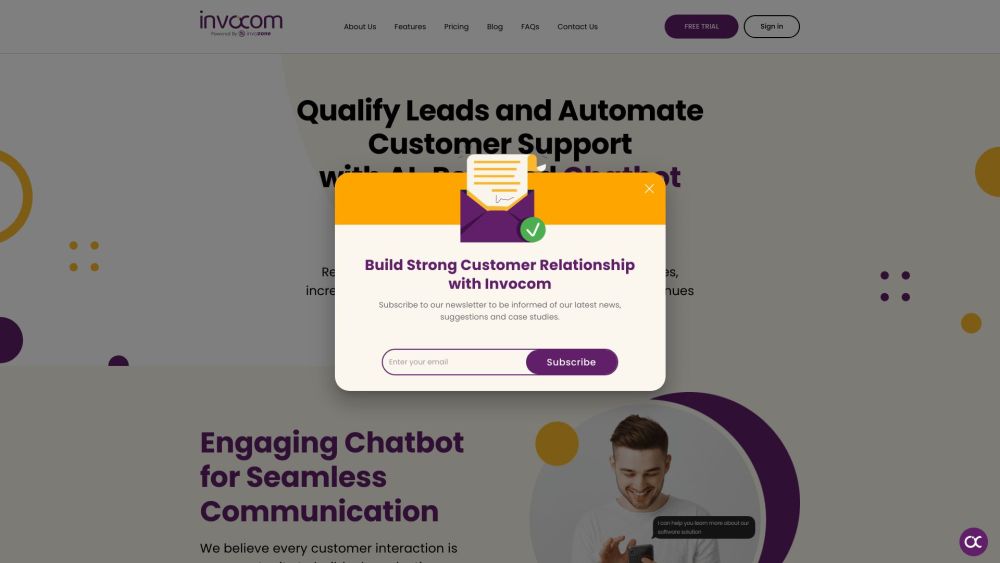 Invocom: AI Chatbot for Lead Qualification & Boosting Revenue