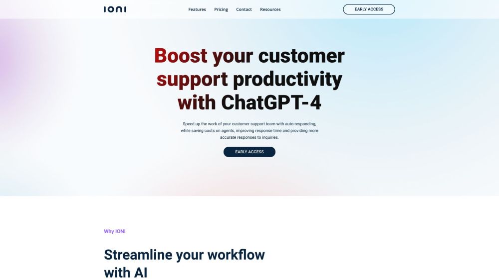 Ioni.ai: AI Chatbot, AI Assistant, Widget Builder, Analytics