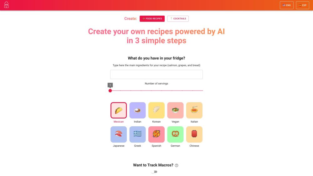 AIFoodie.co: AI Platform for Unique Food Combos with Fridge Ingredients